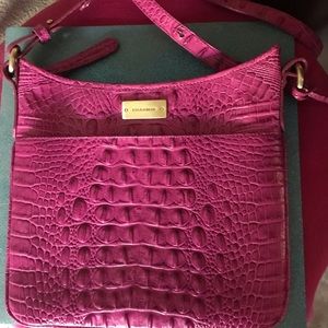 Bright pink Brahmin bag